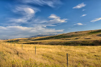 Rocky Mountain Front, Landscape, Barbed Wire Fece