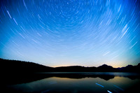 Lake McDonald, Glacier National Park, Star Trail