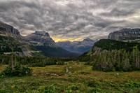 Logan Pass, Montana, Ominous clouds
